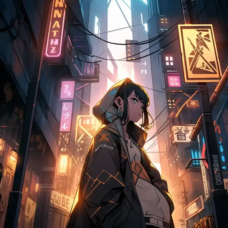 Contact 1 cyberpunk girl